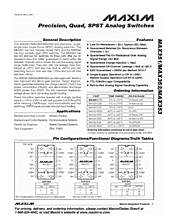 DataSheet MAX351 pdf